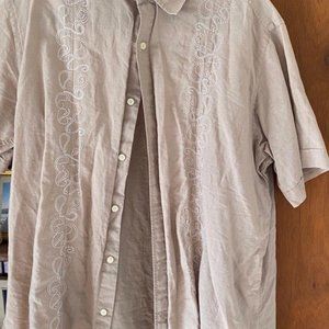 Men's Western Style Button Up Size Large